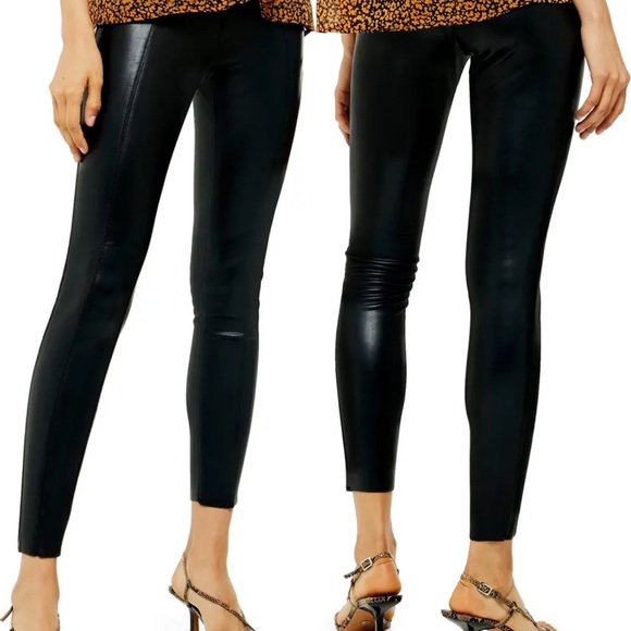 Topshop Piper Faux Leather Skinny 